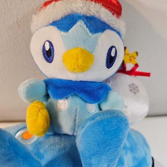 Pokemon Center Original Plush Doll Piplup & Mantyke Christmas in‎ the Sea 2021 - Picture 2 of 11